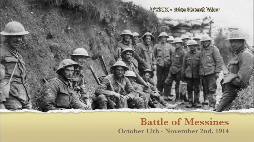 1914-34 Battle of La Bassée  10 October – 2 November 1914